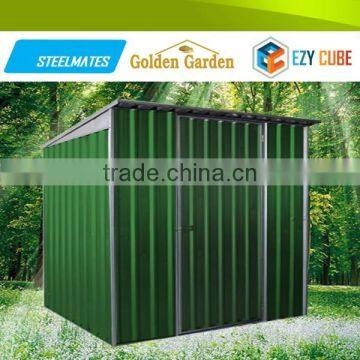 2015 outdoor backyard swing door new invented garden sheds with steel frame