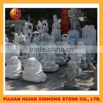 Seven Luck Gods Stone Buddha Statue for Garden Decoration photo-5