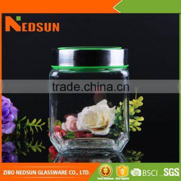 Chinese Wholesale Hot Selling Items Square Glass Jar Top Selling Products in photo-3