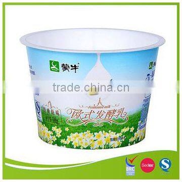 IML yogurt plastic bowl