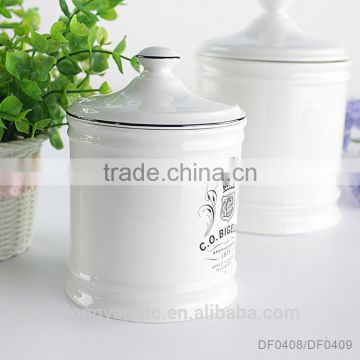 2017 new arrival custom design & logo ceramic storage sugar Pot