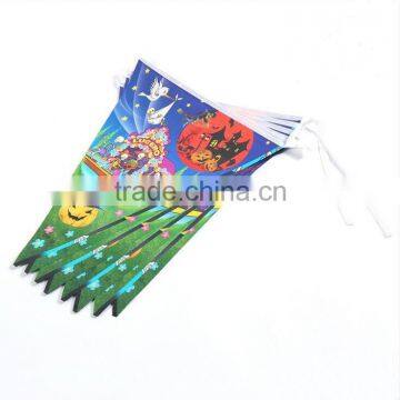 Halloween Decoration Supplies Triangle Flags Party String Hanging Decorative Flags For Wholesale photo-2