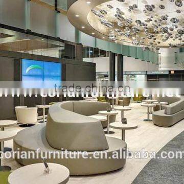 Piblic Place Airport Acrylic Solid Surface Counter Solid Wood Food Kiosk photo-2