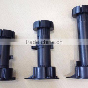 plastic kitchen adjustable cabinet leg, adjustable cabinet feet