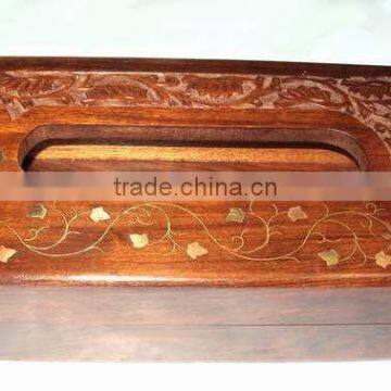 Wooden tissue box, tissue paper holder, paper holder