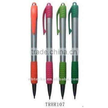 Hot sale silver painting plastic ball pen