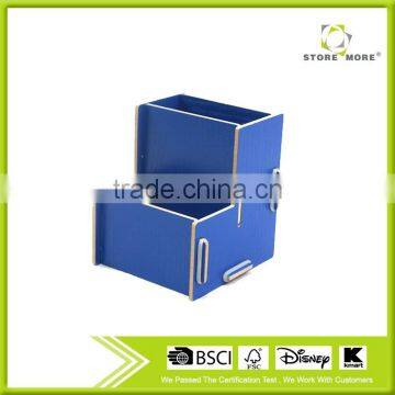 Multifunctional Wooden Home Office DIY Desk Desktop Storage Organizer Pen Container photo-2