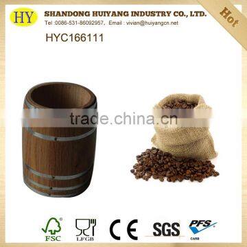 Wholesale Cheap Decorative Mini Wooden Coffee Beans Barrels photo-2