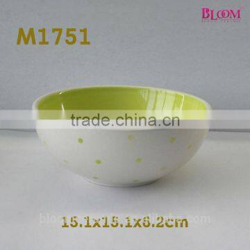 personalized bloom ceramic color inside bowl