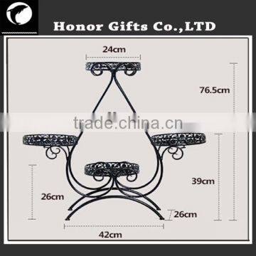 Handicraft Flower Stand Pot Metal Corner Plant Stand photo-5