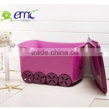 Emc 3607 Hot Wheeled Kid Toy Box Plastic Storage Box With Lid photo-2