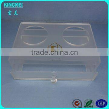 White Acrylic Drawer Box of Hotel Toiletries Organizer photo-4