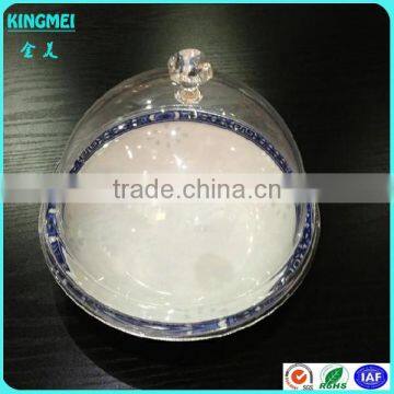Hot Sale Clear Acrylic Dome Dessert Pastry Display Food Tray With Cover photo-3