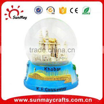 Resin Souvenir of Snow Globe Paris Custom Made Snow Globe Souvenir photo-5
