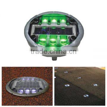 Aluminum Alloy Waterproof IP68 Burial Type Solar Powered (Charging) LED Cat Eye (Road Stud / Pavement Marker) MS-110