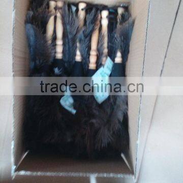 Short Wood Handle Natural OSTRICH Feather DUSTER photo-6
