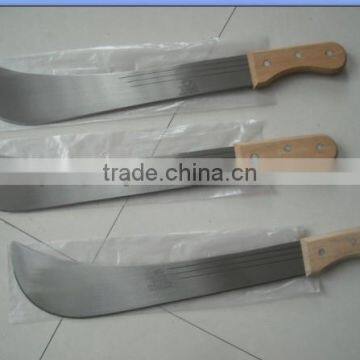 wood plastic PVC handle Panga and matchet