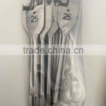 Free Sample High Carbon Steel 6pcs Hex Shank Flat Wood Drill Bit Set photo-3