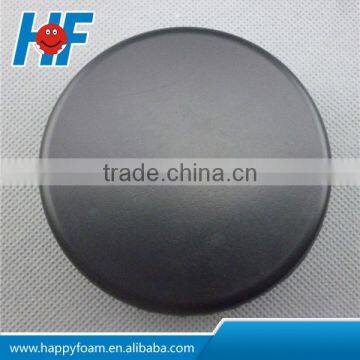 Black PU Raw material custom logo printed ice hockey puck ball for relieve stress