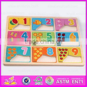 2016 New Design Educational Toy Wooden Puzzles for Preschoolers W14C074 photo-5