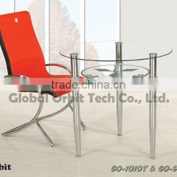 Modern Coffee Table,stainless Steel Round Massage Table,glass Dining Table photo-4