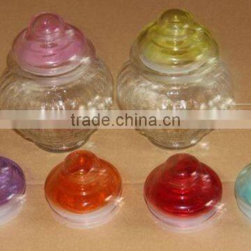 3pcs glass canister set