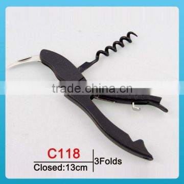 cheap bottle opener can opener wine opener metal bottle opener beer promotion cork remover(C118)