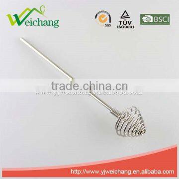 WCKT140 Stainless Steel Mixing Spoon, Honey Spoon Dipper Stirrer Muddler Spiral Shape Bar Cocktail Shaker Spoon