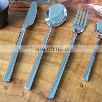 Stocked sample 2013 years style common 410 stainless steel flatware