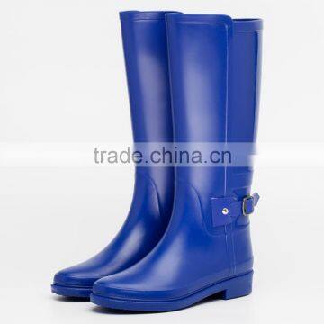 New Style Front Matt Back Shinny Slim Women Fashion Wellington Rain Boots photo-5