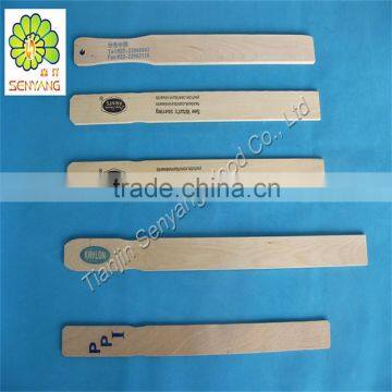 Custom Logo Printed Birch Wooden Paint Paddle photo-3