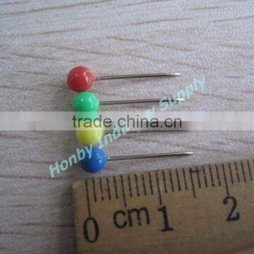 Customizable 4mm Ball Head Coloured Short Map Pins