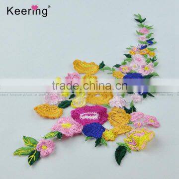 Sewing On Applique Embroidery Patches Lace Fabric Venice for Clothes Decorated photo-3