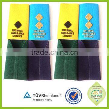 Professional custom shoulder board ambulance uniform epaulettes for nurses