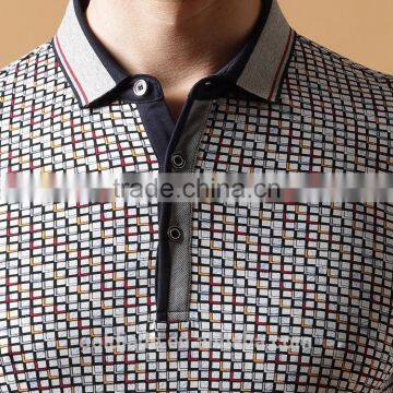 Mens Long Sleeve Polo Shirts OEM 100% Cotton Classic Collar Polo t Shirt for Men photo-6