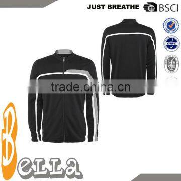 black basic style OEM Tennis Jacket Training Jacket jogging jacket