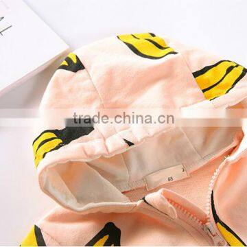 Newest Design Baby Clothing China Long Sleeve Roupa Infantil With Banana Printing photo-5