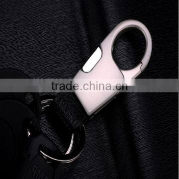 Metal Leather Waist Hanging Keychain Keyring Key Ring Chain Men Key Manufacture photo-2