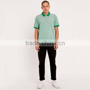 Custom Green Plain Polo Shirt Cheap Uniform Dri Fit Mens Wholesale Shirt photo-2