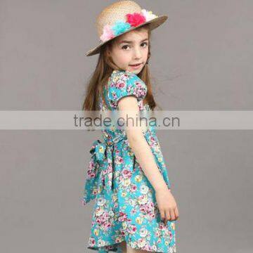 Girls Summer Dress 2018 New Design Floral Lovely Dress photo-2
