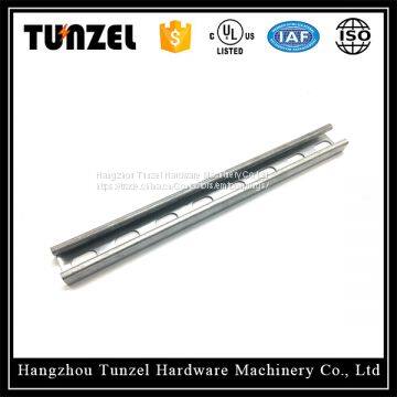 Galvanized slotted support steel c channel by Chinese supplier