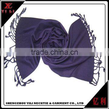 Soft Warm Cheap Polyester Women Plaid Scarf photo-2