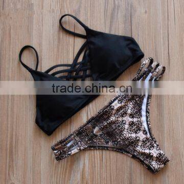 M664 Dingyang Fashion 2016 Wholesale Floral Print Hot Bikini photo-2