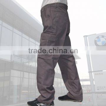 Juqian 2016 Custom Logo Cheap Mens Overall Industrial Multi-pocket Loose Fit Cargo Work Pants photo-4