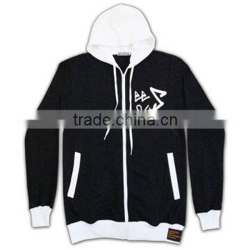 High Quality Lighter Zipper up Dri Fit Breathable Removable Hood Hoodies photo-4