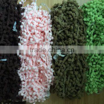 Strong Ball Lace Trimming Cheap Trimming Pom Ball Trimming photo-3