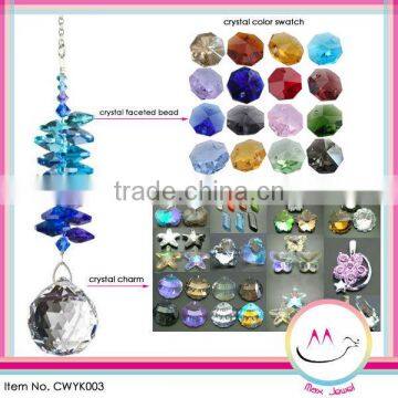 Rainbow makers crystal key chain