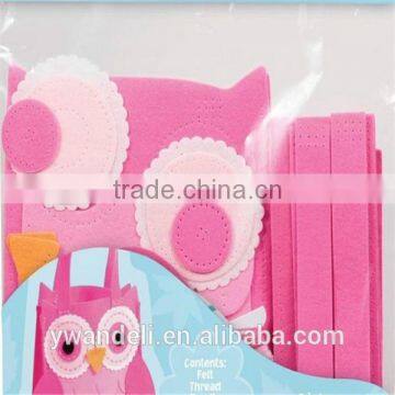 Pink Diy Purse, Make Your Own Purse, Felt Owl Purse With Everything You Need To Sew Sewing A Purse photo-2