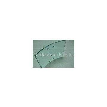 Low E Commercial Curved Tempered Glass For Skylight , Color Glazed , Heat Strengthened