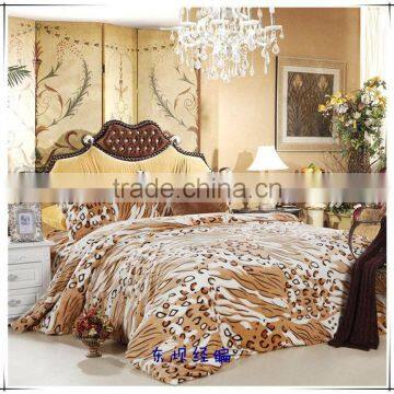 2014 Fashion tiger stripes bedding set 4PCS